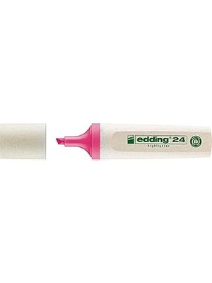 Nacario Edding Kalemlerine Highlighter 24 Ecoline, Doldurulabilir, Pembe
