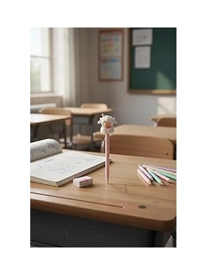 Nacario Miniso Mini Jel Kalem 0.5 mm Siyah Figürlü Tasarım 17.5 Cm, 2025054610102