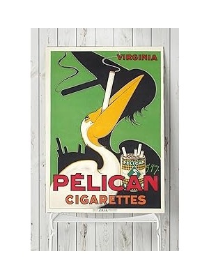 Nacario Postermanya (PSTER7630) Pelican Cigaret Poster (60X90 Cm)