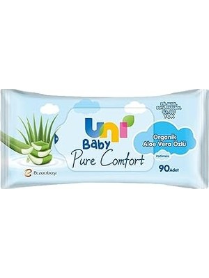 Nacario Uni Baby Pure Organik Aloe Vera Özlü Islak Mendil 12X90 1080 Yaprak