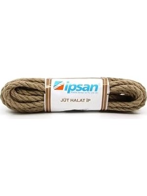 Nacario Ipsan Jüt Halat Ipi, Doğal Malzeme, 5 mm Kalınlık, 10 Metre Uzunluk, Dekorasyon El Sanatl