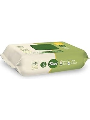 Nacario Sleepy Doğal Organik Pamuklu Temizlik Havlusu 50 Yaprak