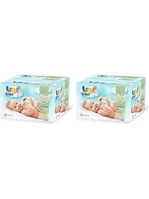 Nacario Uni Baby Hassas Dokunuş Islak Mendil 12 * 52 Yaprak (2 Paketi)