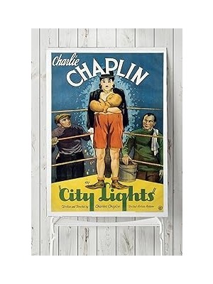 Nacario Postermanya (PSTER9148) City Lights-Şehir Işıkları Film Afişi Poster 4 (90X130CM)