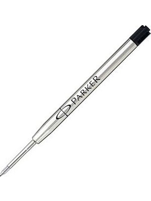 Nacario Parker Quinkflow S0909550 Yedek Kalem Içi (Tükenmez Kalem Için, Orta Çizgi Genişliği, Siyah Mürekke