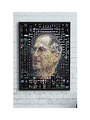 Nacario Postermanya (PSTER13398) Mozaik Girişimcilik Çerçeveli Tablo 2 (50X70CM)