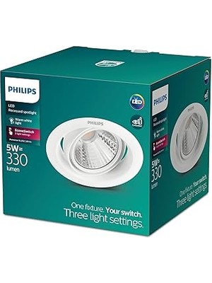 Nacario Pomeron Gömme Spot Işık 5W 330 Lumen 2700K Sarı Işık