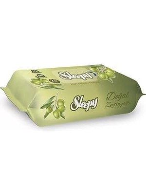 Nacario Sleepy Doğal Zeytinyağlı Islak Mendil 25'li