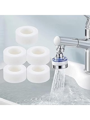 Nacario Aputue Musluk Filtre Elemanı, 5 Adet Lavabo Filtre Elemanı, Pp Pamuk Su Filtresi Kartuşu, Değiştiri