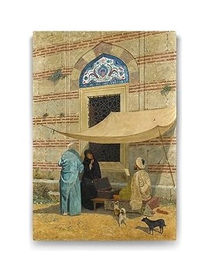 Nacario Osman Hamdi Bey - Arzuhalci Tablosu - 100X140CM