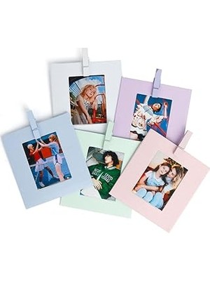 Nacario Instax Mini Resim Çerçeveli 10 Mandal Set