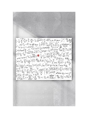 Nacario Postermanya (PSTER4561) Matematik Formüller Eğitim Posteri (50X70CM)
