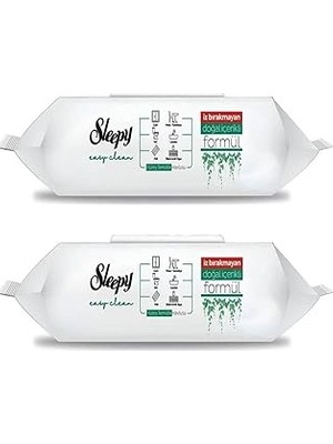 Nacario Sleepy Easy Clean 100 Lü Yüzey Temizlik Havlusu 2 Adet