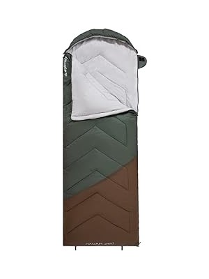Nacario Kingcamp Radar 250 Deluxe -3°c Uyku Tulumu Green & Brown
