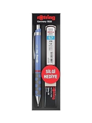 Nacario Rotring Tikky Rd 0.7+Min Silgi Hediyeli - Menekşe