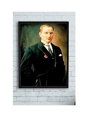 Nacario Postermanya (PSTER9902) Mustafa Kemal Atatürk Çerçeveli Tablo 2 (50X70CM)