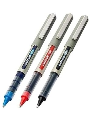 Nacario Uni-Ball Eye UB-157 Karışık 3 Adet [1 x Siyah, 1 x Mavi, 1 x Kırmızı]
