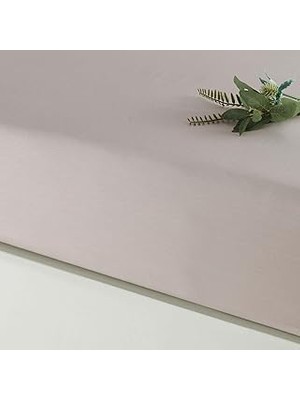 Nacario Linens Mix&match Pamuk Saten Queen Size Lastikli Çarşaf Taş