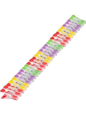 Nacario New-Max Lale Desenli Silikon Mandal, Şeffaf, 30 Adet