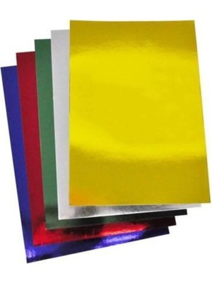 Mikasso Aynalı Fon Kartonu 50X70CM 10 Renk Metalik Fon Katonu
