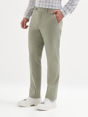 Karaca Haki Pamuklu 6 Drop Casual Pantolon