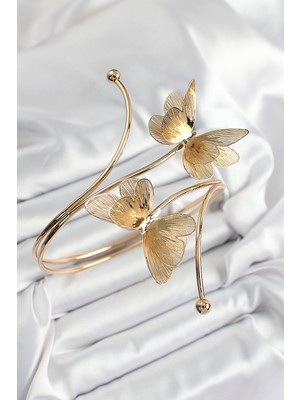 Renas Store Pirinç Model Gold Renk Kadın Pazu Bileklik - TJ-BB7431