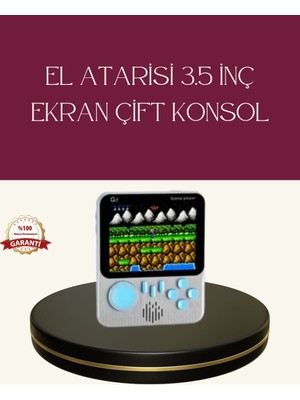 Şarjlı 3.5 Inç Retro Oyun Konsolu