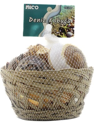 Renas Store Ahşap Sepet - Fi̇leli̇ Renkli̇ Mi̇x Mi̇dye - Deni̇z Kabuk Vazo Taşi - Karişik Model Gönderi̇li̇r (5528)