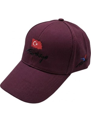 Axe Sportswear Arkası Ayarlanabilir Cırtlı Türkiye Türk Bayrağı Işlemeli Kasketli Beyzbol Kep Şapka Hat