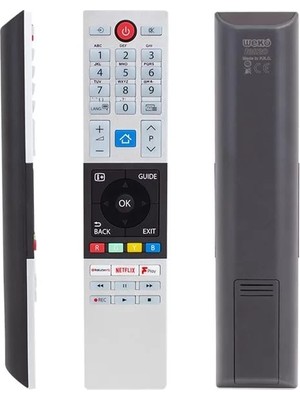 Renas Store Toshiba CT-8533 Netflix-Play-Rakuten Tv Tuşlu Lcd-Led Tv Kumanda