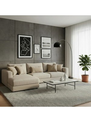 Sister Home Design Kadifemsi Dokulu, Fermuarlı Kırlent ( Yastık )Kılıfı