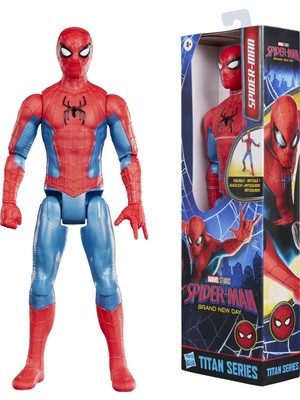Marvel Spider-Man Titan Serisi Spider-Man: Yepyeni Bir Gün Aksiyon Figürleri ve Aksesuarları