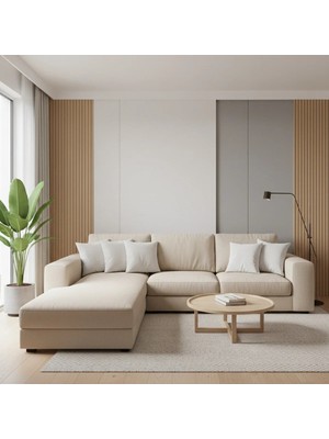 Sister Home Design Kadifemsi Dokulu, Fermuarlı Kırlent ( Yastık )Kılıfı