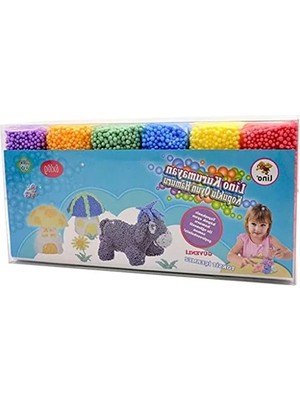 Aesco Kurumayan Köpüklü Oyun Hamuru Seti, 10 Gr'lık 6'lı Paket