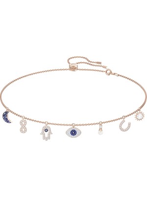 Swarovski Kadın Kolye SWR5497664 Özel Tasarım Göz Alıcı Taşlarla Zenginleştirilmiş