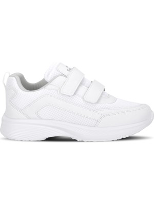 Slazenger Identıve I Kadın Cırt Cırtlı Beyaz / Beyaz Günlük Spor Ayakkabısı