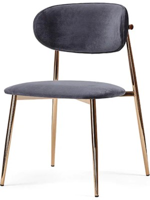 Miarik Design Yemek Odası Sandalyesi , Mutfak Sandalyesi Metal Ayaklı
