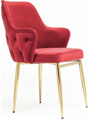 Miarik Design Yemek Odası Sandalyesi , Mutfak Sandalyesi Metal Ayaklı
