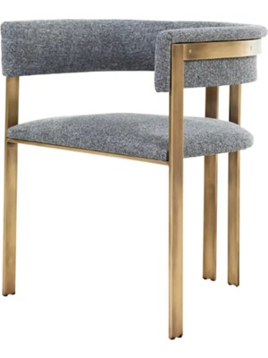 Miarik Design Yemek Odası Sandalyesi , Mutfak Sandalyesi Metal Ayaklı