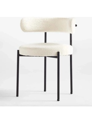 Miarik Design Yemek Odası Sandalyesi , Mutfak Sandalyesi Metal Ayaklı