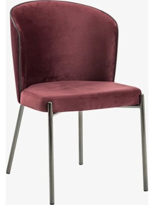 Miarik Design Yemek Odası Sandalyesi , Mutfak Sandalyesi Metal Ayaklı