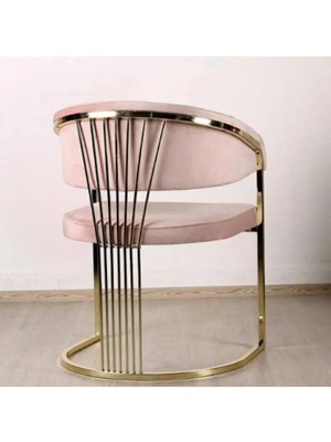 Miarik Design Yemek Odası Sandalyesi , Mutfak Sandalyesi Metal Ayaklı