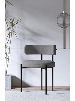 Miarik Design Yemek Odası Sandalyesi , Mutfak Sandalyesi Metal Ayaklı