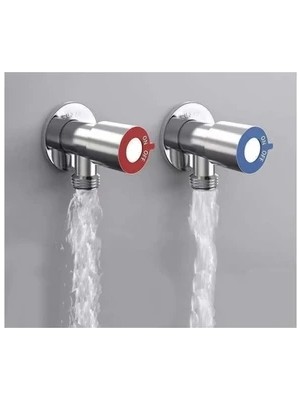 Fleko Inox Ara Musluk Taharet Musluğu 2'li Paket (S1-K)