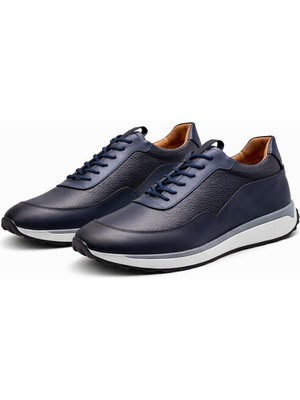 Bess Shoes Hakiki Deri Siyah Erkek Casual Ayakkabı – Ortopedik, Ultra Rahat, Kaymaz Taban, Günlük Sneaker