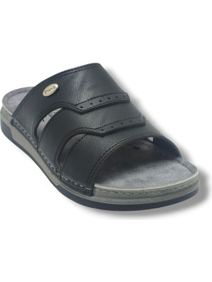 Enova E508-26 Deri Anatomik Tek Bant Ultra Soft Erkek Terlik