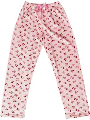 Herşey Trend Beli Lastikli Mevsimlik Viskon Penye Pantolon Pembe