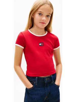 Tommy Hilfiger Kız Çocuk Tişört KG0KG09066