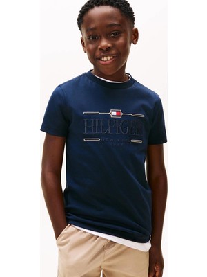 Tommy Hilfiger Erkek Çocuk Tişört KB0KB10360