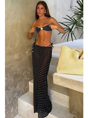 BMD Alyana Brazilian Bikini Üçlü Set - Siyah